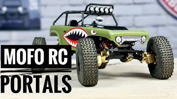 Mofo RC PORTAL AXLE Kit for the SCX24 - Review, Install, Crawling & More!!