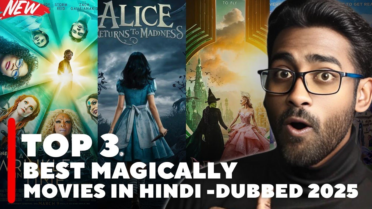 Top 3 Best Magical Fantasy Movies in Hindi Dubbed 2025 | watch with your family ? | watch elbido