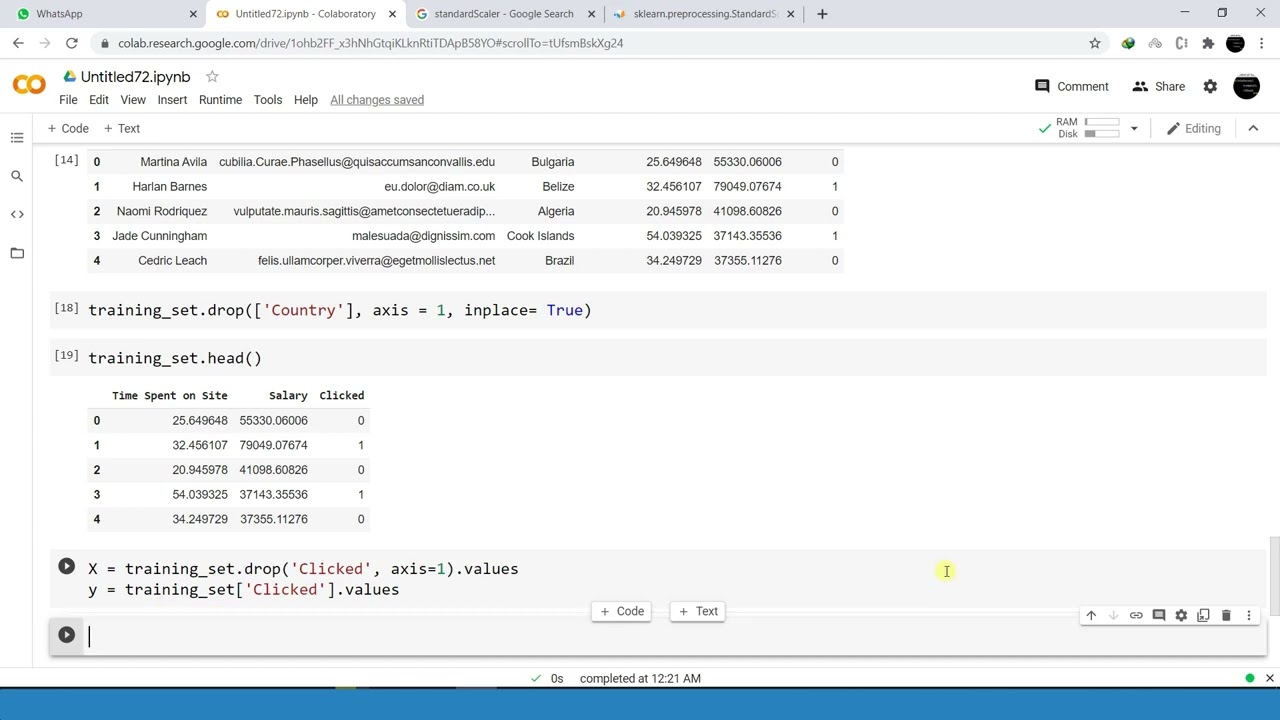 9. Machine Learning - Classification - Logistic Regression