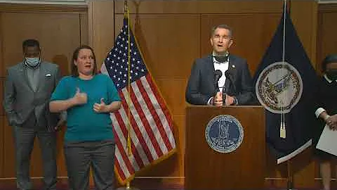 Governor Ralph Northam Talks About Death of George...