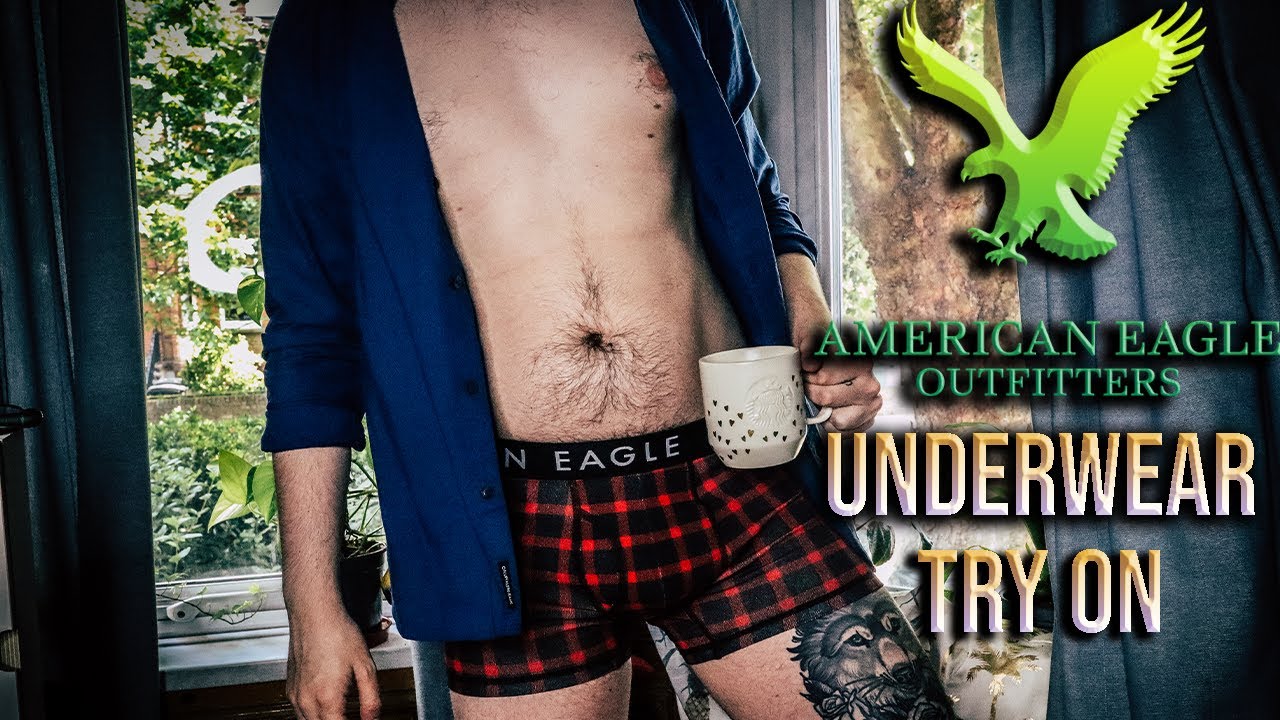 American Eagle men's underwear try on review 