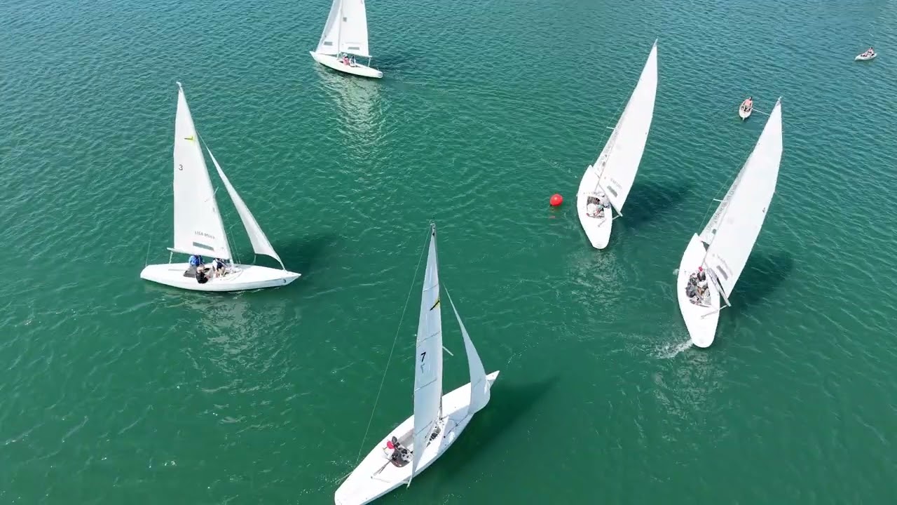 ⁣2026 Saturday Soling Regatta 5   Race 1 weather & leeward marks
