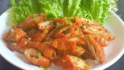 Cách làm món ruột heo chay khìa nước dừa siêu ngon by Ẩm thực Việt