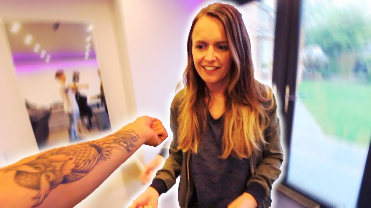 Kid shows Mom his new tattoo (REACTION) - YouTube