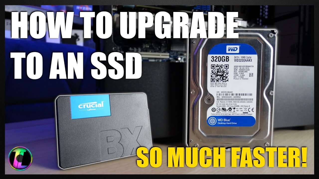 Hjemløs ødelagte Tryk ned How to Upgrade From a HDD to an SSD. - YouTube
