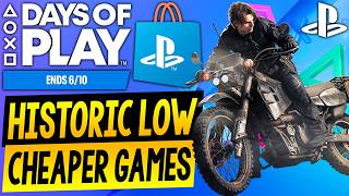 TONS of GREAT HISTORIC LOW Prices PSN Days of Play 2026 Sale PS5/PS4 Game Deals EVEN CHEAPER!