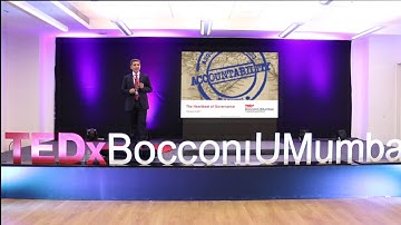Accountability - the heartbeat of Governance | Jay P Desai | TEDxBocconiUMumbai