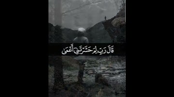 (قال رب لما حشرتني أعمى) تلاوة تريح القلب 😴💕 القارئ اسلام صبحي 💚🖤