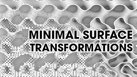 Minimal Surface Wavelength Transformations 01 // TPMS Blending and Phase Shift
