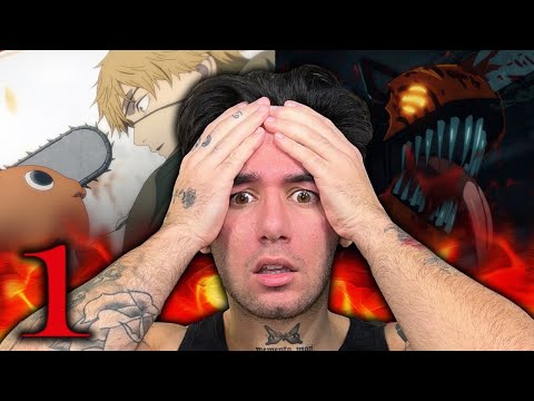 this will be my favorite Anime.. CHAINSAW MAN: EPISODE 1 (REACTION)