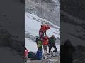 Long line Rescue dead body on Mount Everest #mountain #mounteverest #himalayas #shorts