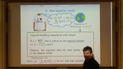 Dr. Thomas Steinke | Generalisation for Adaptive Data Analysis