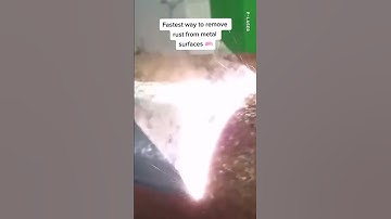 This laser completely destroys rust in seconds #shorts