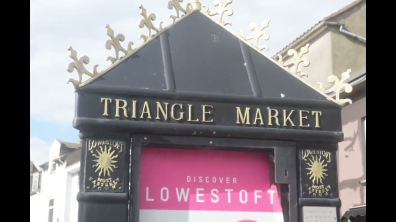 Прогулка по городу Лоустофт, графство Саффолк