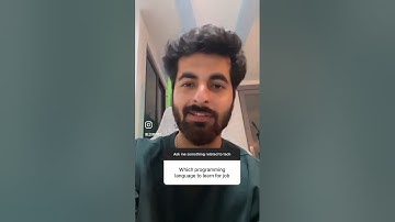 Which Programming language to learn.