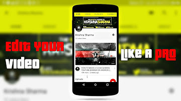 How To Edit Your Android Screen Like A Pro Only With Your Android 📱 Smartphone |  Kinemaster  | 🔺