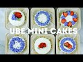 How to Make Mini Ube Cakes