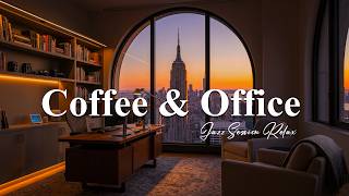 Office Jazz UP Efficiency UP 🙌 Light Cafe Music for Productive Workday