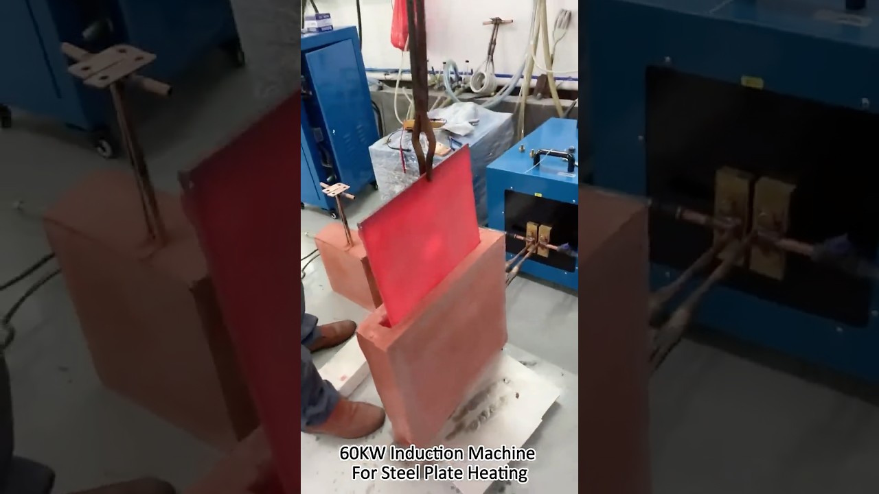 Hot Sale 60KW Induction Heating Machine For Steel Plate Heating Hot Forging