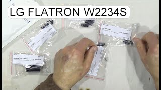 UNBOXING DISPLAY CAPACITOR SET LG FLATRON W2234S