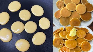 5 Minutes Mini Pancakes ! Perfect Mini Pancake Recipe.| Easy & Breakfast Recipe#pancake_recipe