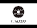 ケーブル比較検証「オーディオI/F用 USBケーブル③（Bass）」