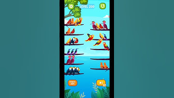 Bird Sort Puzzle Level 200 Gameplay Android IOS