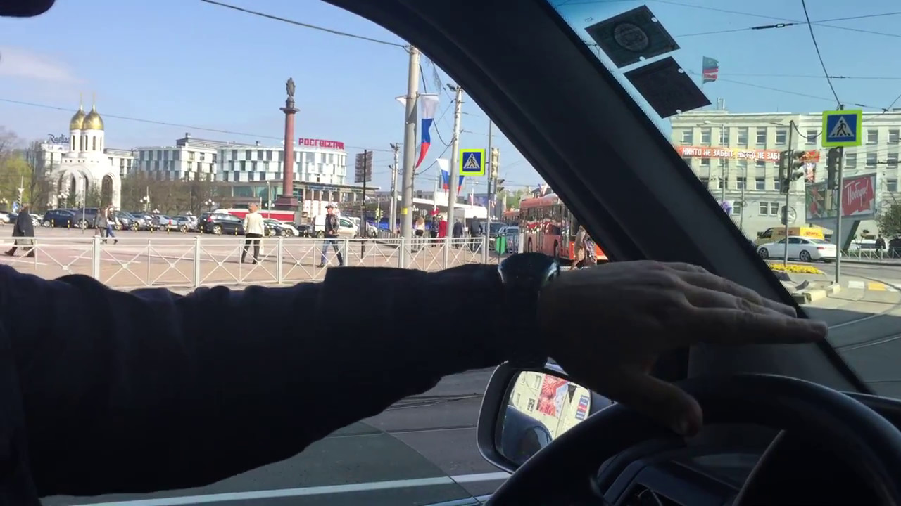 Kaliningrad-samochodem przez centrum miasta