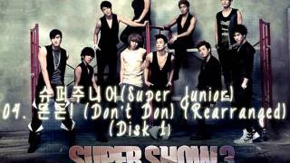 슈퍼주니어(Super Junior) - 04. 돈돈! (Don't Don) (Rearranged) - Disk 1 / SS3 (Live)