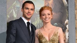 Nicholas Hoult and Eleanor Tomlinson on Jack the Giant Slayer