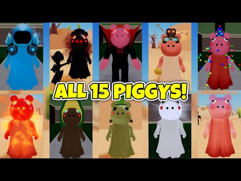 [285] FIND THE PIGGY MORPHS *How to get ALL 15 NEW PIGGY Morphs & Badges* - Roblox