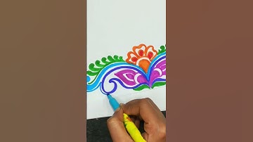 New Design for 2024/Boder and corner design for students project and practical khata design/#design.