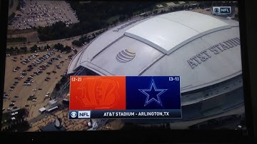 NFL on CBS intro CIN@DAL 2016