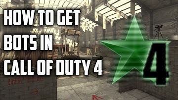 How to get Bots in Call Of Duty 4 | Pezbot Mod |