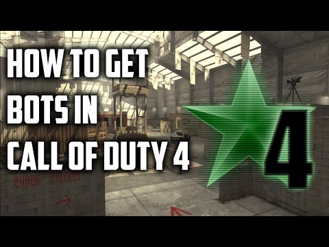 How to get Bots in Call Of Duty 4 | Pezbot Mod |