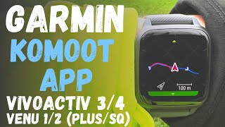 Ứng dụng Komoot mới tại Garmin: Điều hướng dễ dàng cuối cùng trên Venu 2 Plus (2 sq) và Vivoactiv screenshot 3