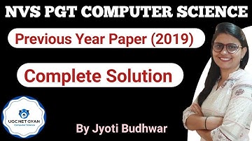 NVS PGT Computer Science PYQ