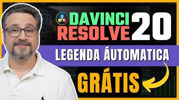PARE de Legendar Manualmente! Legenda AUTOMÁTICA GRÁTIS no DaVinci Resolve!
