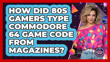 How Did 80s Gamers Type Commodore 64 Game Code From Magazines? - I