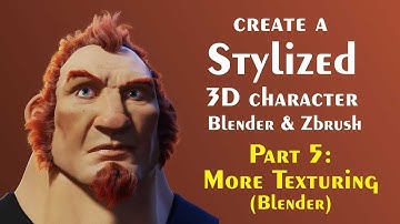 Tips for creating 3d Characters (Blender) Part 5 - More Texturing