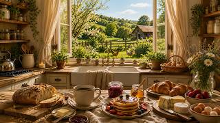 Spring Morning Kitchen Ambience 🌿 Cozy Breakfast, Birds Singing & Peaceful Countryside Sounds