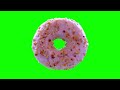 Donut   green   screen   chroma key   4k copyright free stock