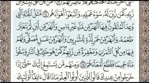 سورة محمد الصفحة 508 الشيخ محمد صديق المنشاوي