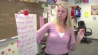 Teacher provides directions and procedures - Example 12