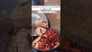 Rajasthani lehsun ki chutney bnane ka 100 sal purana tarika Rajasthani  garlic youtubeshorts