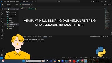 PERTEMUAN 5: MEMBUAT MEDIAN FILTERING DAN MEAN FILTER PADA CITRA
