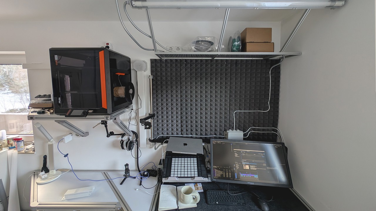 Cyberpunk room build - 3D Printer Shelf & Ventilation, Wall conduits & mounts - Episode 2