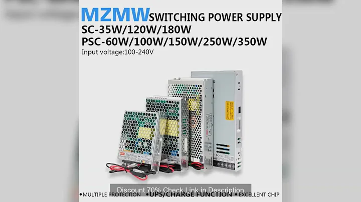 UPS/Charge Function Switching Power Supply 35W 60W 100W 120W 150W 180W 250W 350W 110/220V AC/DC 12V