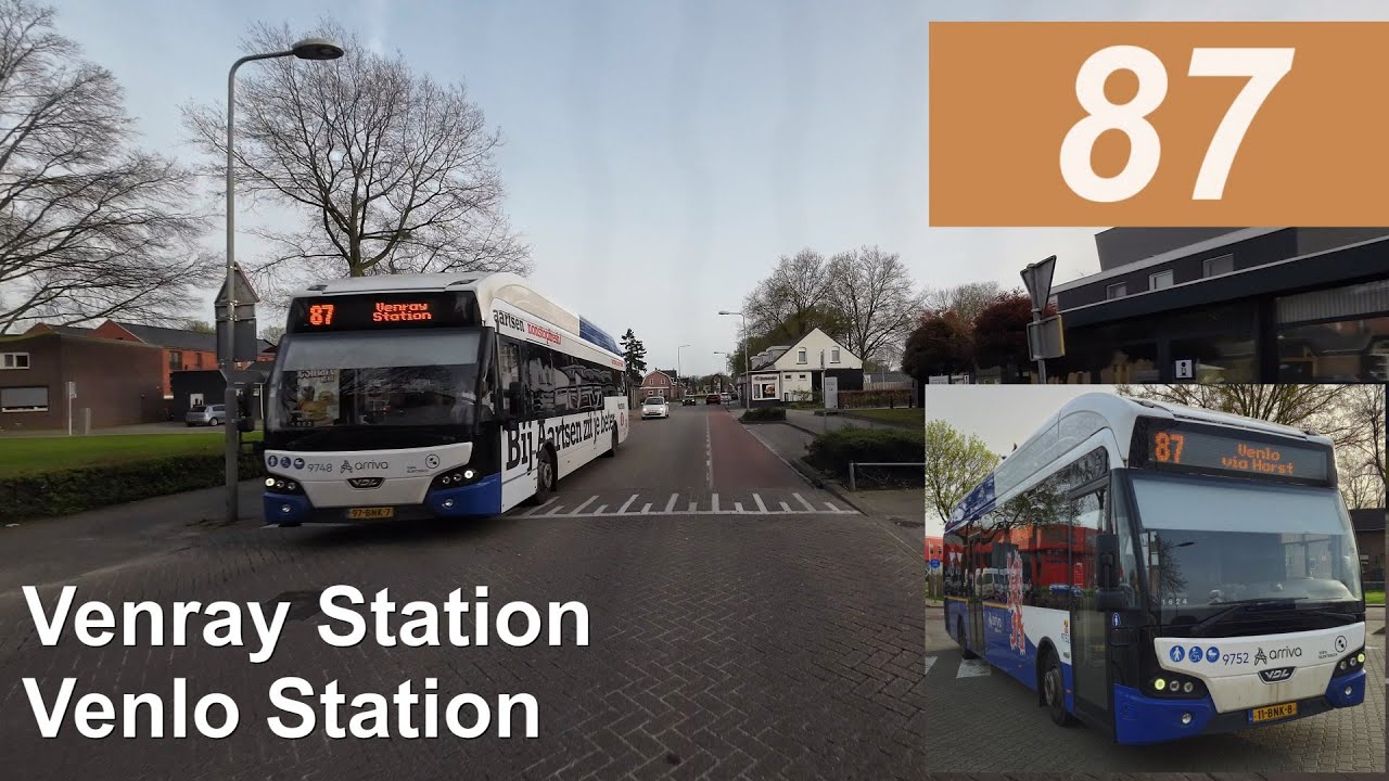 Arriva lijn 87: Venray Station - Venlo Station | Arriva Limburg | Arriva 9752 | 2024