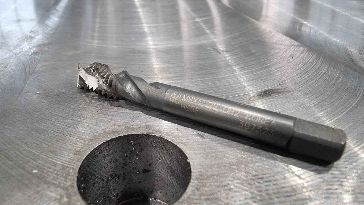 Remove the tap stuck in the choke using a EDM machine. YouTube